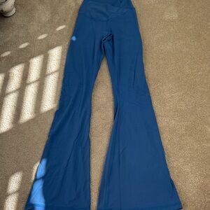Aerie Deep Blue Flared Leggings
